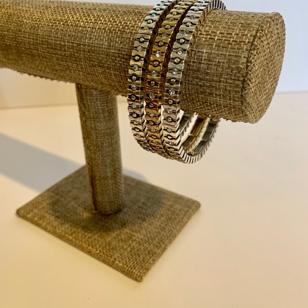 Premier Designs Gleam stretch stacked bracelets